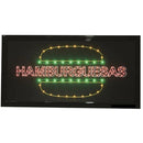 ANUNCIO LUMINOSO DE LEDS  HAMBURGUESAS.                      ANUNCIO-HAMBURGUESA