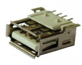 CONECTOR USB HEMBRA TIPO "A" HORIZONTAL SMD USB-ASMD