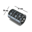 CAPACITOR ELECTROLITICO TIPO RADIAL  120000UF 63V.                       CE-12000/63V