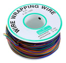 ROLLO DE ALAMBRE  KYNAR 250M CALIBRE 30 WIRE WRAPPING DE COLORES.                       KYNAR250M-30AWG