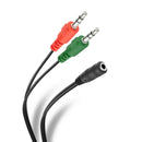 CABLE DE 2 PLUG 3.5MM ESTEREO A JACK 3.5