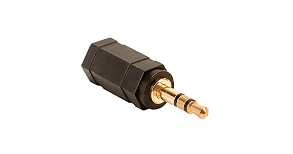 ADAPTADOR JACK 2.5MM A PLUG 3.5MM ESTEREO DORADO