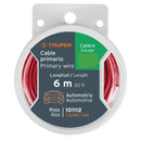 CARRETE DE CABLE AUTOMOTRIZ  PRIMARIO NEGRO CALIBRE 18 (101120).                  CAPRI-18N