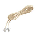 CABLE TELEFONICO PLUG-PLUG 2.10 M MARFIL.     304-007.