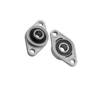 CHUMACERA DE PARED KFL08 CON RODAMIENTO 608ZZ 8mm.                      CHUMACERA-KFL08.