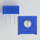 TRIMPOT CUADRADO 1 VUELTA 1K HORIZONTAL.       3386P-1-102.