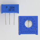 TRIMPOT CUADRADO 1 VUELTA HORIZONTAL 20K 3386P-1-204