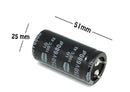 CAPACITOR ELECTROLITICO TIPO RADIAL 680UF 250V.                        CE-680/250V