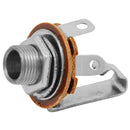 CONECTOR JACK TS 6.3mm MONO CIRCUITO ABIERTO.                      JA-163.