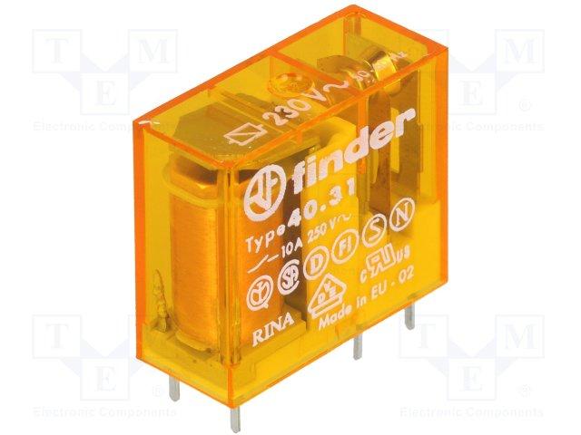 RELEVADOR 1P1T 120VAC / 10A 250VAC 40.31.8.120