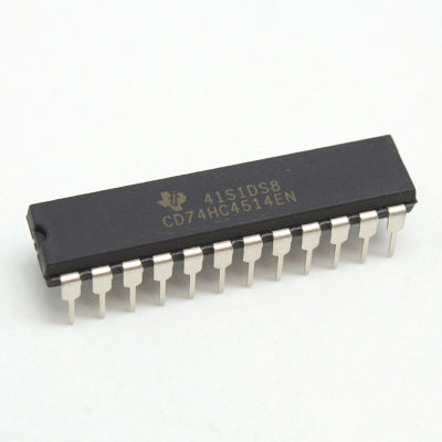 LATCH 4 BITS / DECODIFICADOR 4 A 16 LINEAS 4514