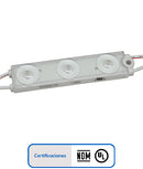 MODULO 3 LED 2835 BCO PURO EXT CERT. NOM/UL.      M23GW11D.