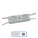 MODULO DE 2 LEDS 2835 BLANCO FRIO PARA EXTERIOR OPTICA.                   LMT-2835-CW2-1646P/SL