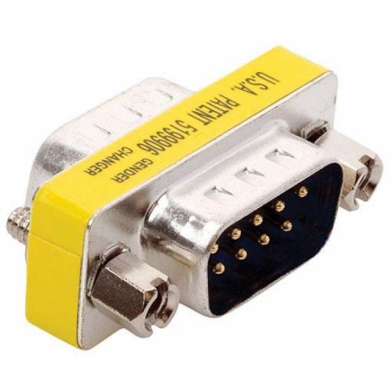 ADAPTADOR DE UNION MACHO A MACHO DB9.                       500-331.