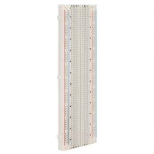 PROTO-BOARD 1 BLOQUE 2 TIRAS 830 PUNTOS ENSAMBLE A PRESION.                     509-010.