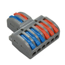 TERMINAL DE CONEXION RAPIDA DERIVADORA DE 2 EN 6.                        CR LT-623.