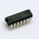 CUATRO COMPUERTAS NOR DE 2 ENTRADAS.                          74LS02