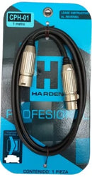 EXTENCION PARA SEÑAL PLUG 6.3 A PLUG 6.3 1METRO.                        CPH-50.