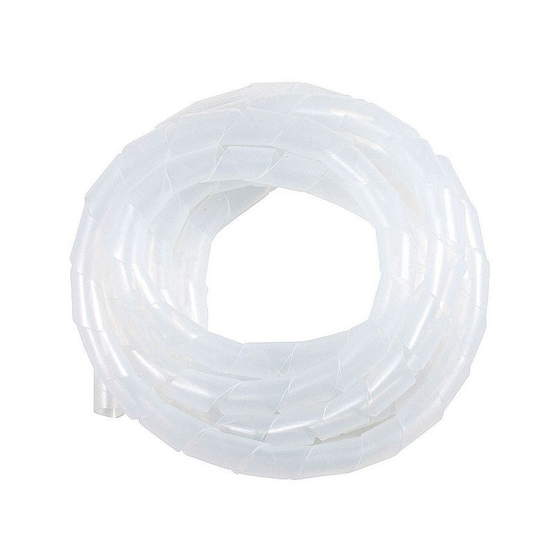 ORGANIZADOR DE CABLE EN ESPIRALD 10mm TRANSPARENTE 10m.    080-973