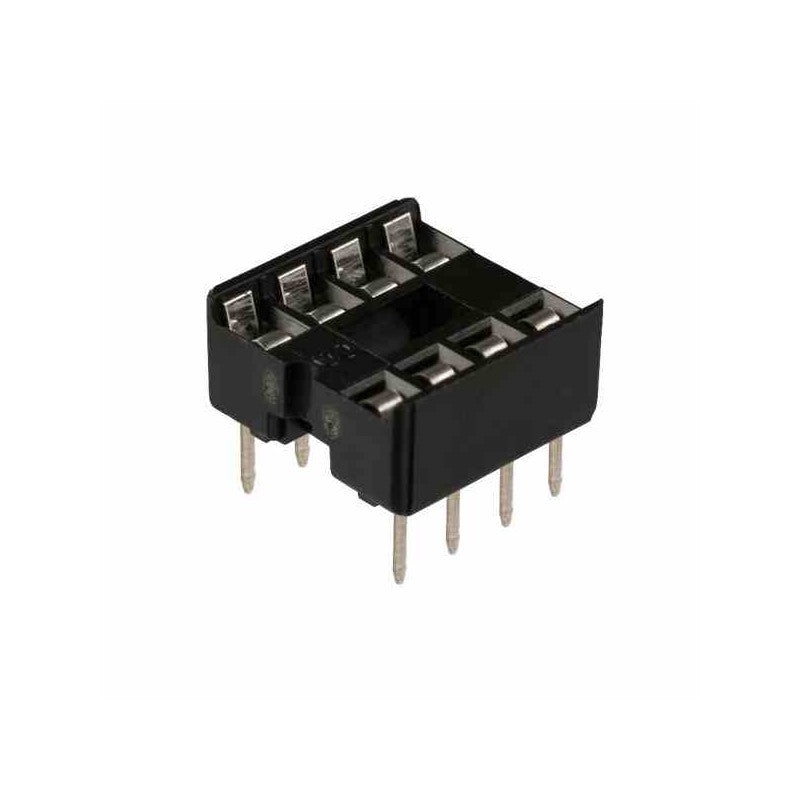 BASE PARA CIRCUITO INTEGRADO DE 8 PINS.                        8P.