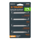 JUEGO DE 4 PUNTAS PARA CAUTIN DE LAPIZ TRUPER 25W   R-CAU-25E