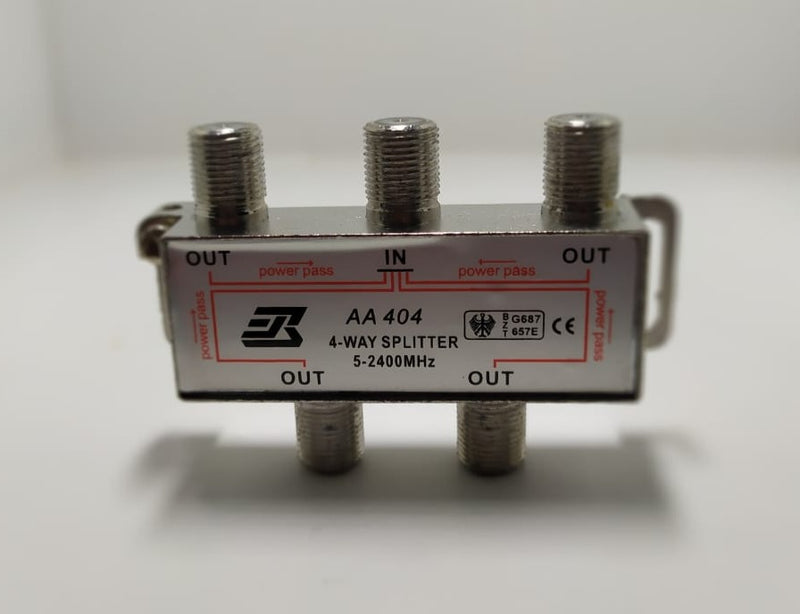 DIVISOR DE SEÑAL 1 ENTRADA 4 SALIDAS AA-404