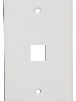PLACA DE 1 CAVIDAD PARA JACK RJ45
