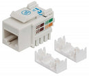 JACK RJ45 KEYSTONE P/ MONTAJE CAT5 BLANCO.                          AC-251WH