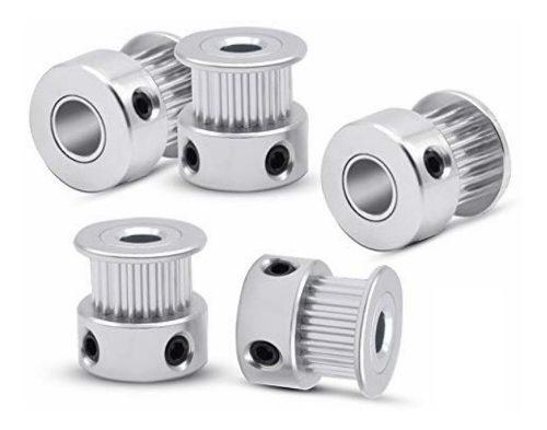 POLEA DENTADA GT2 20DIENTES EJE 5mm PARA BANDA 6mm