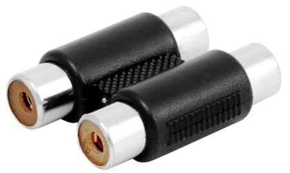 ADAPTADOR DOBLE JACK RCA POR LADO.    AD-188D