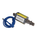 SELENOIDE MAGNETICO ZYE1-0530Z PUSH-PULL 12V 1A CARRERA DE 10mm 700g DE FUERZA.                        AD-412.