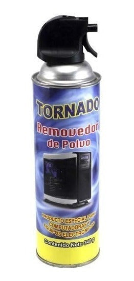 REMOVEDOR DE POLVO, AIRE COMPRIMIDO TORNADO 440ml.           AIR-TORNADO.