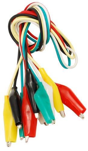 JUEGO DE 5 CAIMANES MEDIANOS CON CABLE.                 AL-108.