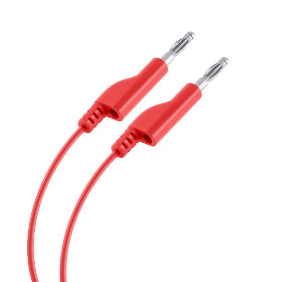 EXTENSION PLUG A PLUG BANANA ROJO 90CM AL-120RD