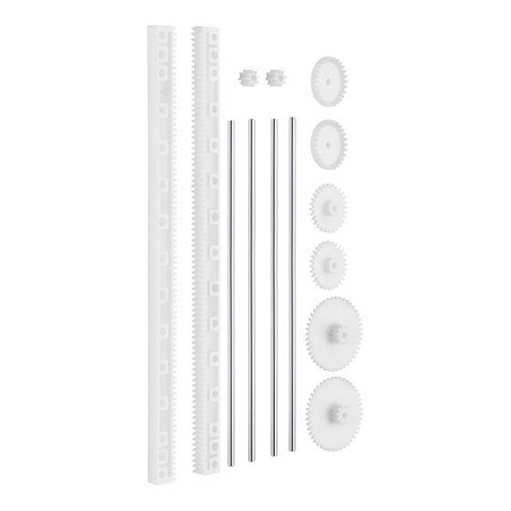 KIT DE POLEAS CON CREMALLERA PARA PROYECTOS.                         ARD-400.