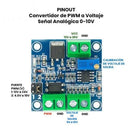 CONVERTIDOR DE PWM A VOLTAJE ANALOGICO 0-10V PLC