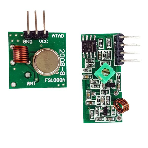 MODULO TRANSMISOR Y RECEPTOR RF 433MHZ