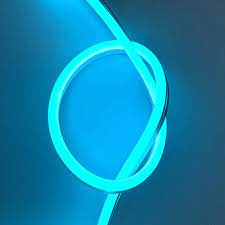 ROLLO DE 25 METROS 110VAC TIRA LED NEON AZUL HIELO