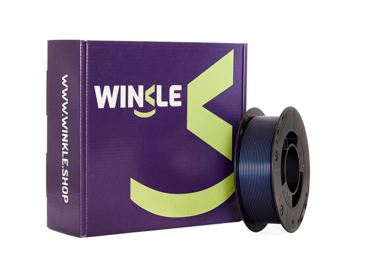 FILAMENTO PLA 1.75MM MARCA WINKLE 1KG AZUL INTERFERENCIA