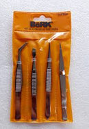 JUEGO DE 4 PINZAS DE PRECISION