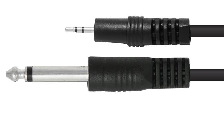 EXTENCION PLUG 3.5mm A PLUG 6.3mm MONO