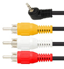 EXTENCION PLUG 3.5ST A 3 PLUG RCA, VIDEOCAMARA CA-191