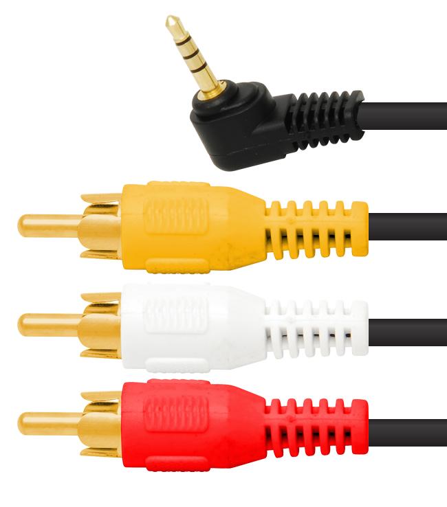 EXT. PULG 3.5ST A 3X PLUG RCA P/ DVD MONO CA-192