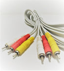 EXT 3 PLUG RCA X LADO C. GRIS REF. 1.80M