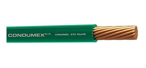 METRO DE CABLE CALIBRE 12 COLOR VERDE CONDUMEX CABLE-12V