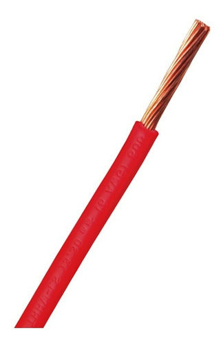 METRO DE CABLE CALIBRE 16 AWG COLOR ROJO CABLE-16R