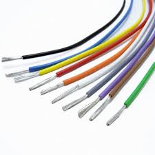 METRO DE CABLE ESTAÑADO CALIBRE 24 COLOR AZUL.                        CABLE-24AZ