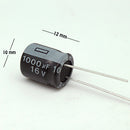 CAPACITOR ELECTROLITICO TIPO RADIAL 1000UF 16V.                       CE-1000/16V