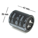 CAPACITOR ELECTROLITICO TIPO RADIAL 1000UF 250V.                    CE-1000/250V