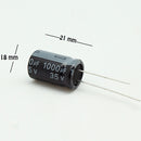 CAPACITOR ELECTROLITICO TIPO RADIAL 1000UF 35V.                      CE-1000/35V